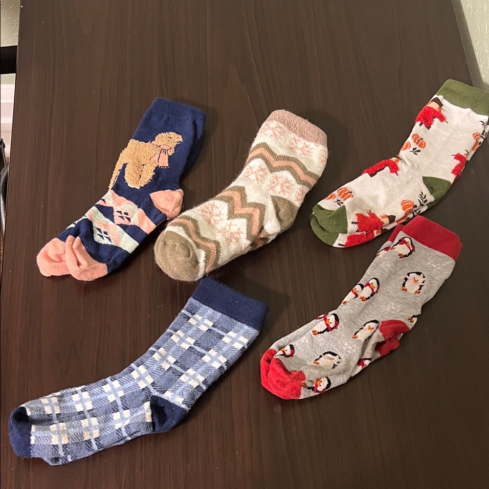 Women’s Assorted Patterned Socks Lot